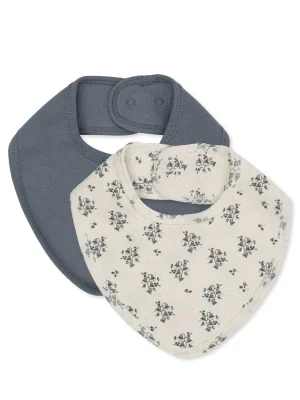 lot de 2 bandana bavoir classic - konges slojd