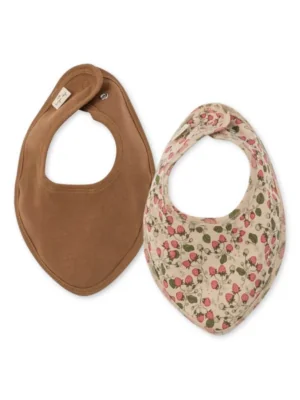 lot de 2 bandana bavoir classic - konges slojd